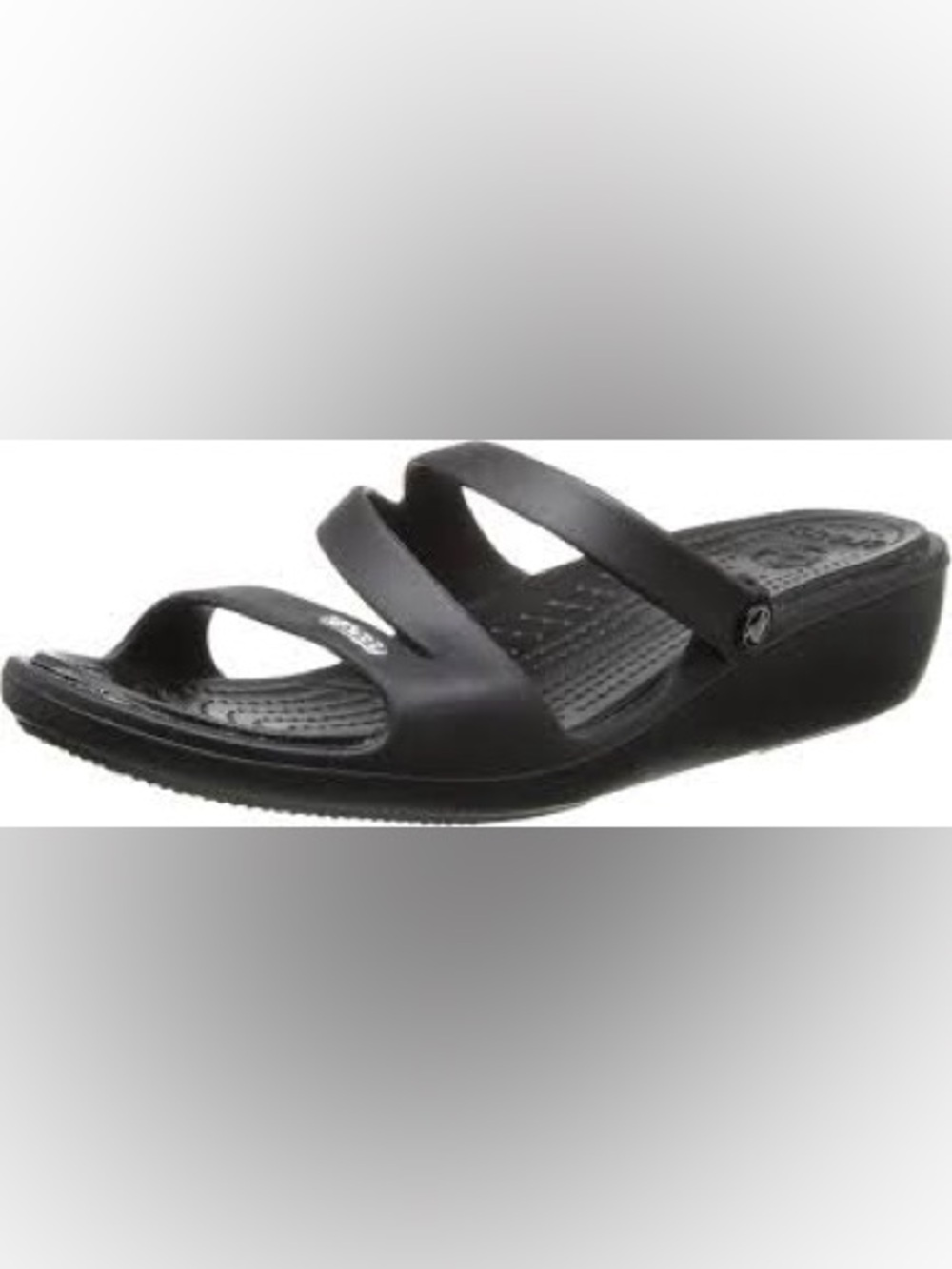 Crocs Patricia wedge blacks sandals women’s size 9
